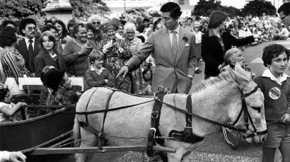 Charles with Donkey