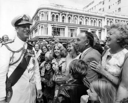 Prince Philip Enjoys Auckland