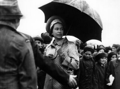 The Queen at Canterbury Show Grounds Addington, Christchurch