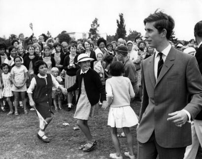 Prince Charles at Hamilton High School