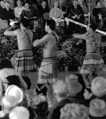 A Haka for the Queen Mother in Auckland