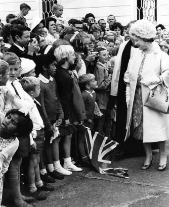 The Queen Mother with Children