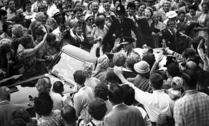 Prince Philip in Crowd at Whangārei