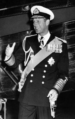 Prince Philip in Royal Air Force Uniform