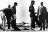 Four photographs - Prince Philip Watches Sports at Mt. Albert Grammar - 3