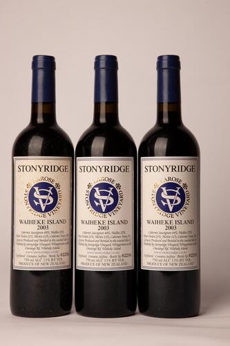 (3) 2003 Stonyridge Larose , Waiheke BC93