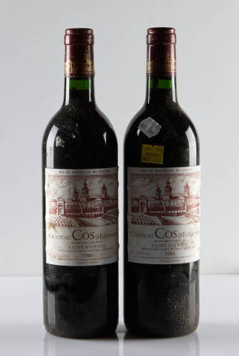 (2) 1986 Chateau Cos d'Estournel