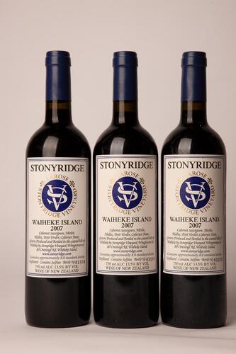 (3) 2007 Stonyridge Larose , Waiheke