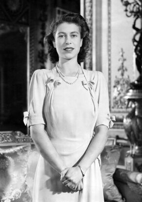 Princess Elizabeth at Buckingham Palace