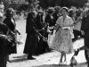 Four photographs - The Queen at M?ori ceremony in Waitangi - 2