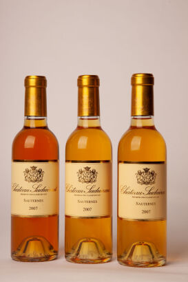 (3) 2007 Chateau Suduiraut, Sauternes 375ml