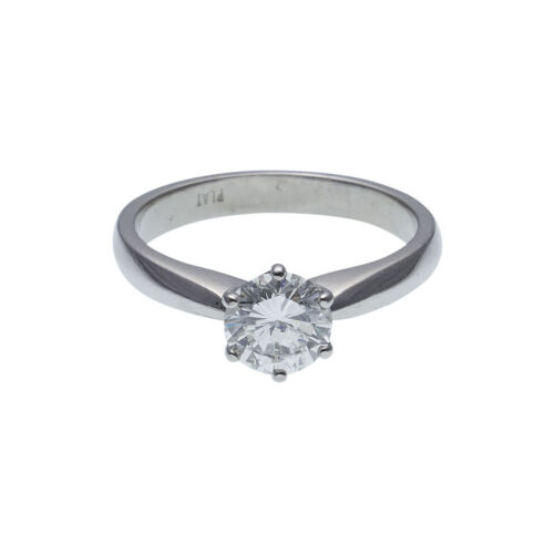 Platinum Diamond Solitaire Ring