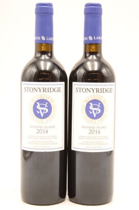 (2) 2014 Stonyridge Vineyard Larose, Waiheke Island