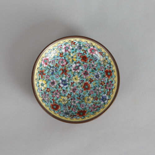 A Chinese Export Famille Rose Dish