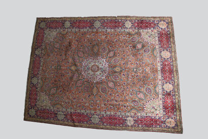 A Large Intricate Hand-Knotted Iranian Abadeh Rug