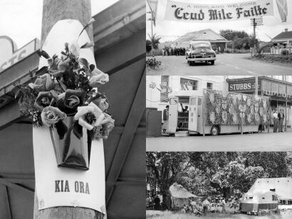 Four photographs - Royal Tour of Waitangi