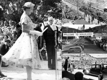 Four photographs - The Royals at Waitangi and Northland