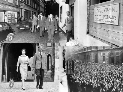 Four photographs - Prince Philip on Tour