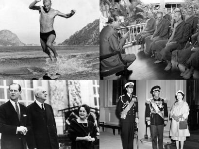 Four photographs - Prince Philip in Turkey, France, Thailand