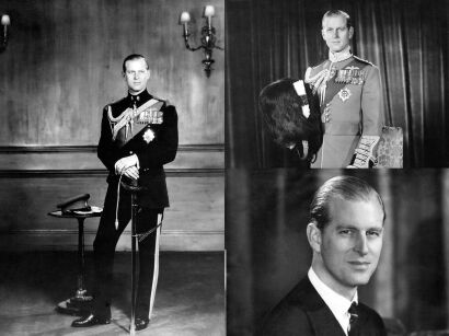 Three photographs - Portraits of Prince Philip