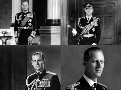 Four photographs - Portraits of The Duke of Edinburgh