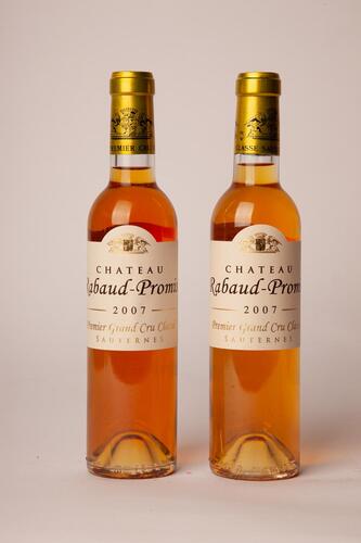 (2) 2007 Chateau Rabaud-Promis, Sauternes 375ml