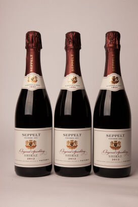 (3) 2012 Seppelts Original Sparkling Shiraz, Victoria JH93