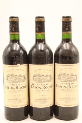 (3) 1996 Chateau Lafon-Rochet, Saint-Estephe [JR17.5]