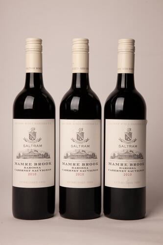 (3) 2010 Saltram Mamre Brook Cabernet Sauvignon, Barossa