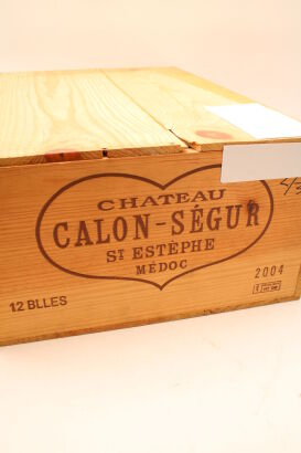 (12) 2004 Chateau Calon-Segur, Saint-Estephe (OWC) [JR17]