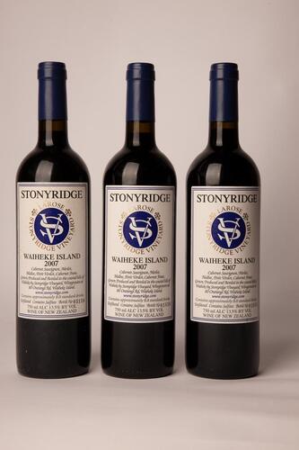 (3) 2007 Stonyridge Larose , Waiheke