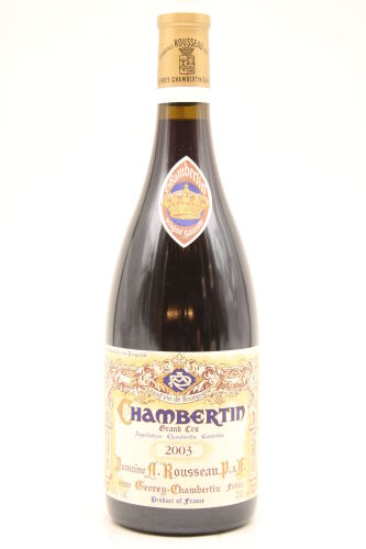 (1) 2003 Domaine Armand Rousseau Pere et Fils Chambertin Grand Cru, Cote de Nuits [JR19] [WS96]