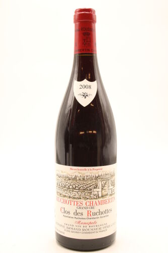 (1) 2008 Domaine Armand Rousseau Pere et Fils Ruchottes-Chambertin Grand Cru 'Clos des Ruchottes' Monopole, Cote de Nuits [JR18.5]