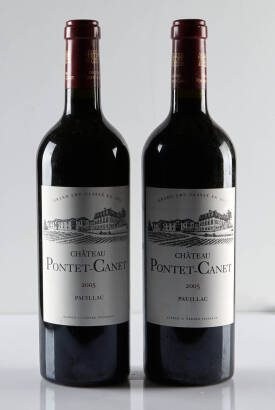 (2) 2005 Chateau Pontet Canet