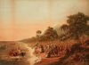 George Baxter - The Reverend J. Waterhouse Superintending The Landing Of The Missionaries At Taranaki