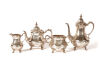 A Victorian Four Piece Sterling Silver Tea and Coffee Service