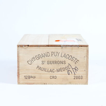 (12) 2003 Chateau Grand-Puy-Lacoste, Pauillac (OWC)