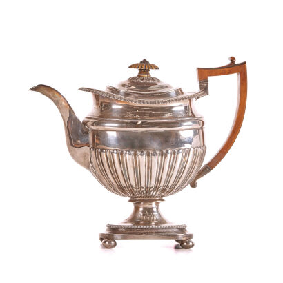 A Sterling Silver Teapot