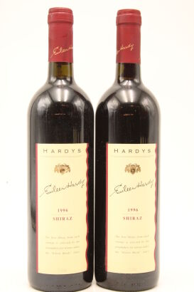 (2) 1996 Hardy's Eileen Hardy Shiraz, McLaren Vale