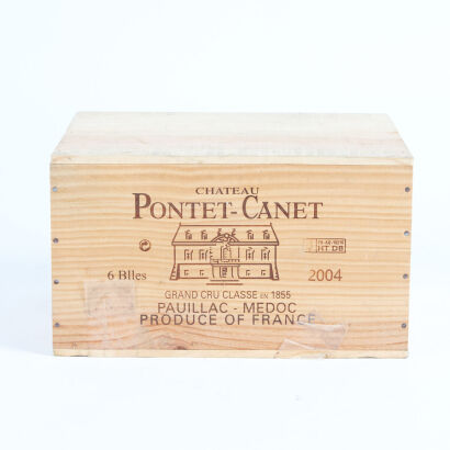 (6) 2004 Chateau Pontet-Canet, Pauillac (OWC) [JR17]