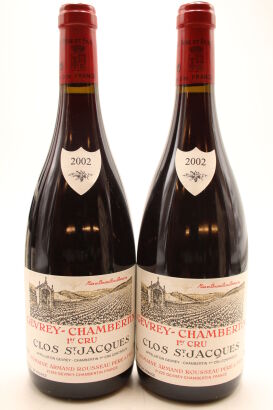 (2) 2002 Domaine Armand Rousseau Pere et Fils Clos Saint-Jacques, Gevrey-Chambertin Premier Cru [JR17.5] [RP96]