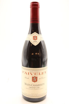 (1) 2003 Domaine Faiveley Mazis-Chambertin Grand Cru, Cote de Nuits