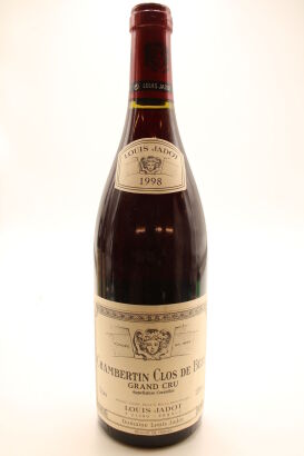 (1) 1998 Louis Jadot Chambertin Clos-de-Beze Grand Cru, Cote de Nuits