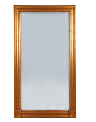 A Bolection Moulded Bevel Edged Mirror