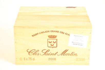 (6) 2008 Chateau Clos Saint Martin, Saint-Emilion Grand Cru (OWC)
