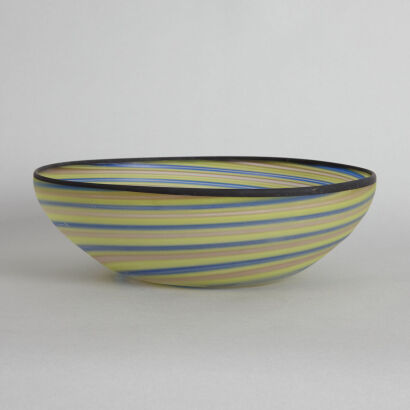 A Polychrome Art Glass Bowl