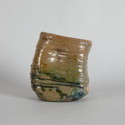 A Japanese Shigaraki Vase