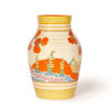 Clarice Cliff Bridgewater Orange Lotus Vase, 1934 - 2