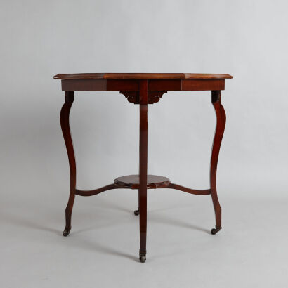 An Octagonal Table with Marquetry