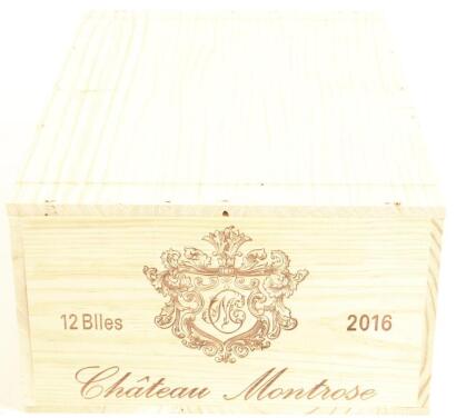 (12) 2016 Chateau Montrose, Saint-Estephe (OWC) [JR18.5] [RP99] [WE97] [WS96]